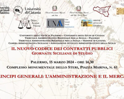 Giornate Siciliane di Studio del Codice dei Contratti Pubblici – 15/03/2024